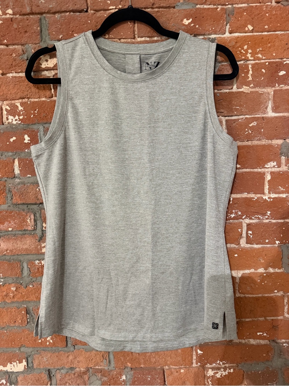 Nic & Zoe Athletic Grey Sleeveless Tank Top